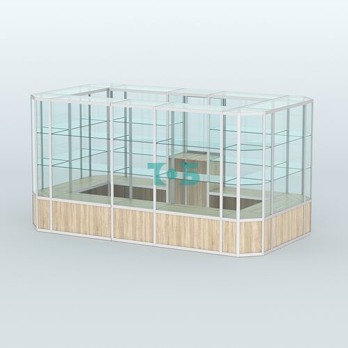 Павильон из профиля островной №3б