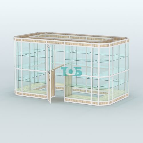 Павильон из профиля островной №3в