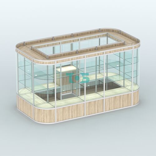 Павильон из профиля островной №4а