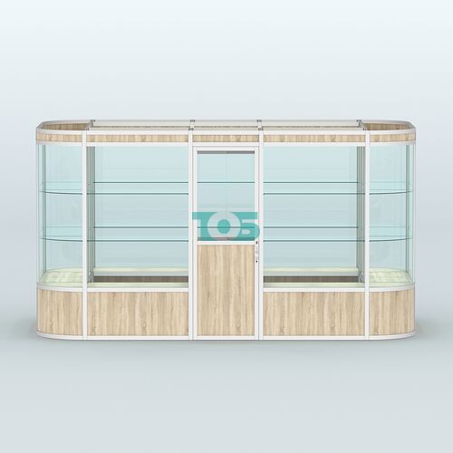 Павильон из профиля островной №4а