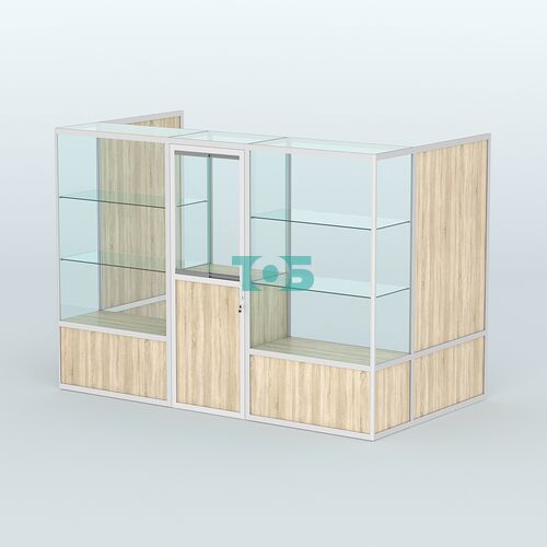 Павильон из профиля пристенный №1б (4,05 кв. м)