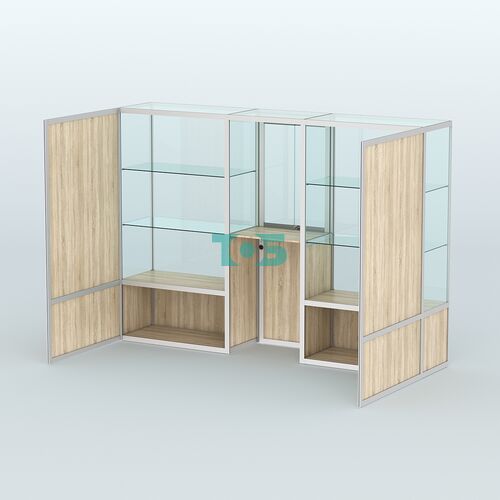 Павильон из профиля пристенный №1б (4,05 кв. м)