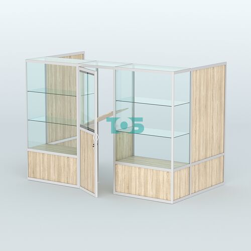 Павильон из профиля пристенный №1б (4,05 кв. м)