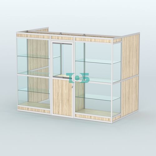 Павильон из профиля пристенный №1в (4,05 кв. м)