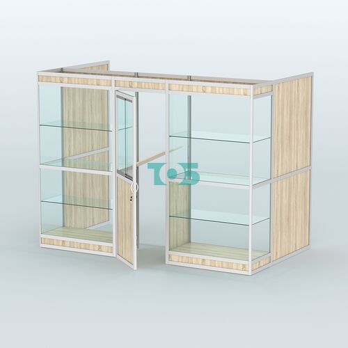 Павильон из профиля пристенный №1в (4,05 кв. м)