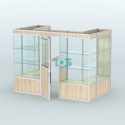 Павильон из профиля пристенный №2а (4,05 кв. м)