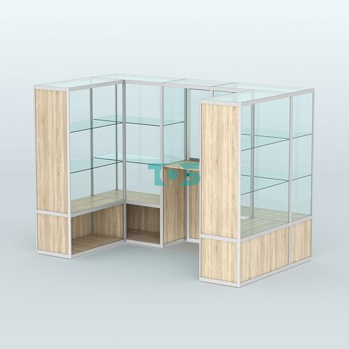 Павильон из профиля пристенный №2б (4,05 кв. м)