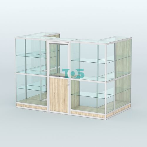 Павильон из профиля пристенный №2г (4,05 кв. м)