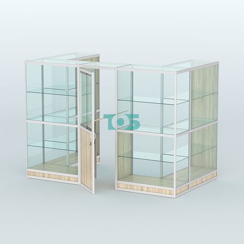 Павильон из профиля пристенный №2г (4,05 кв. м)