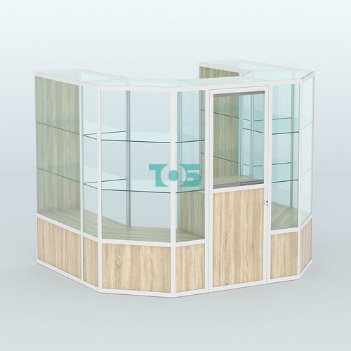 Павильон из профиля пристенный №3в ( 4,32 кв. м)