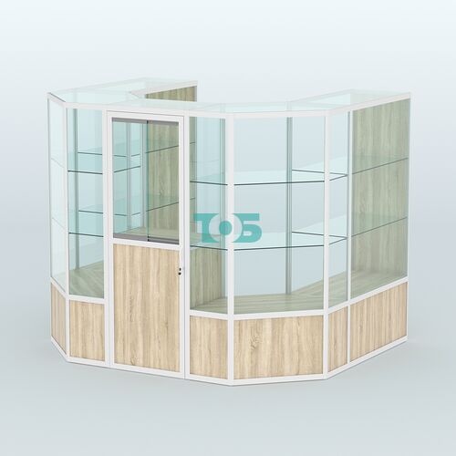 Павильон из профиля пристенный №3в ( 4,32 кв. м)