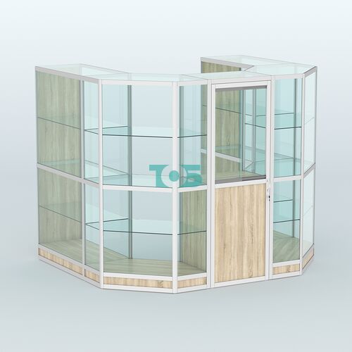 Павильон из профиля пристенный №3г ( 4,32 кв. м)