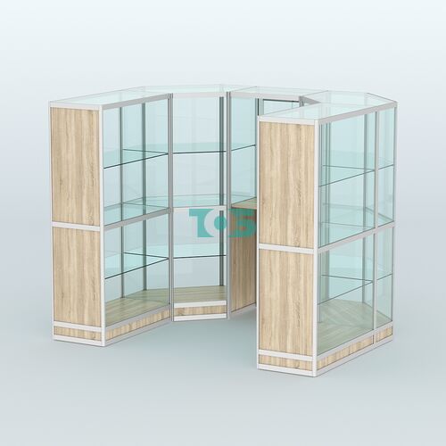 Павильон из профиля пристенный №3г ( 4,32 кв. м)