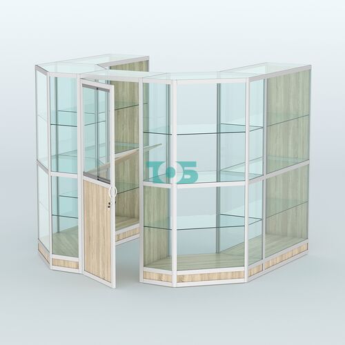 Павильон из профиля пристенный №3г ( 4,32 кв. м)