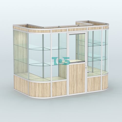 Павильон из профиля пристенный №4а (4,05 кв. м)