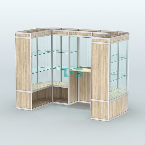 Павильон из профиля пристенный №4а (4,05 кв. м)