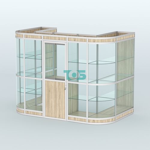 Павильон из профиля пристенный №4в (4,05 кв. м)