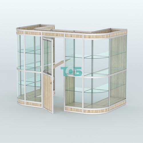 Павильон из профиля пристенный №4в (4,05 кв. м)