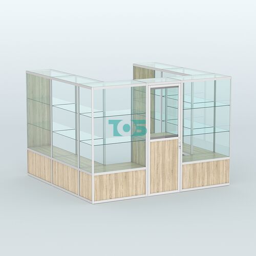 Павильон из профиля пристенный №5б (6,75 кв. м)