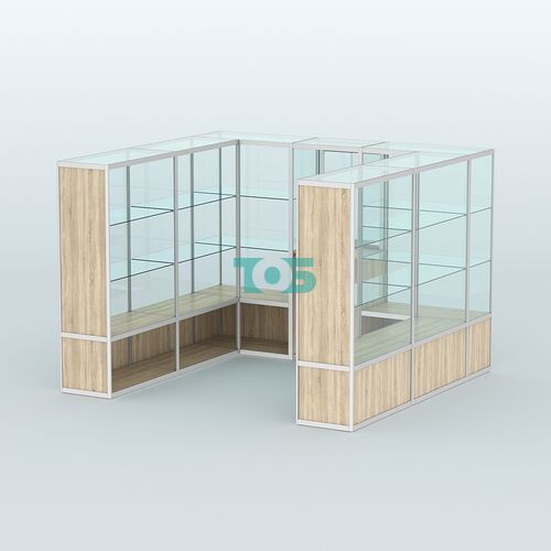 Павильон из профиля пристенный №5б (6,75 кв. м)