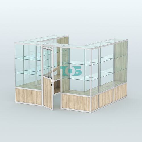 Павильон из профиля пристенный №5б (6,75 кв. м)