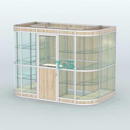 Павильон из профиля пристенный №8в (4,05 кв. м)