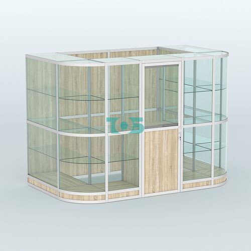 Павильон из профиля пристенный №8г (4,05 кв. м)