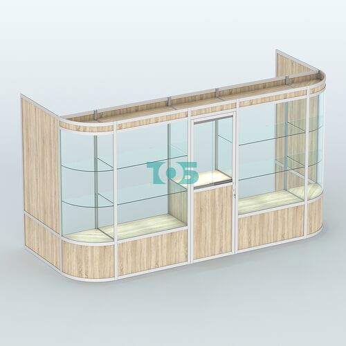 Павильон из профиля пристенный №12а (5,50 кв.м)