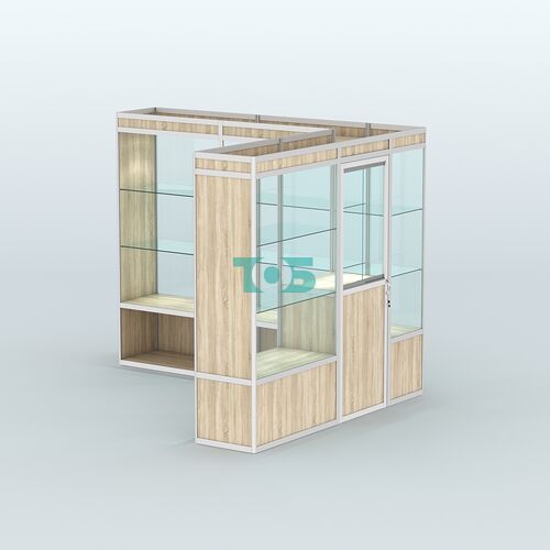 Павильон из профиля угловой №1а (5,5 кв.м)