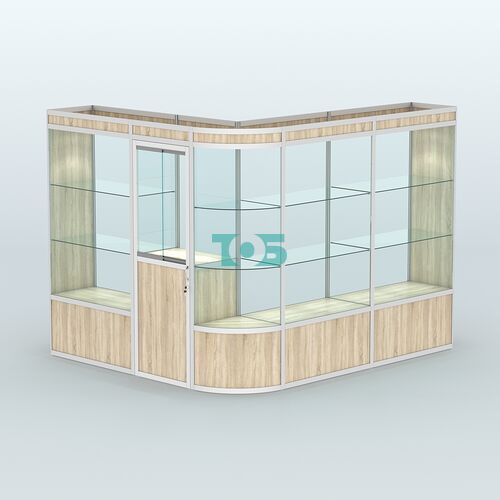 Павильон из профиля угловой №2а (5,5 кв.м)