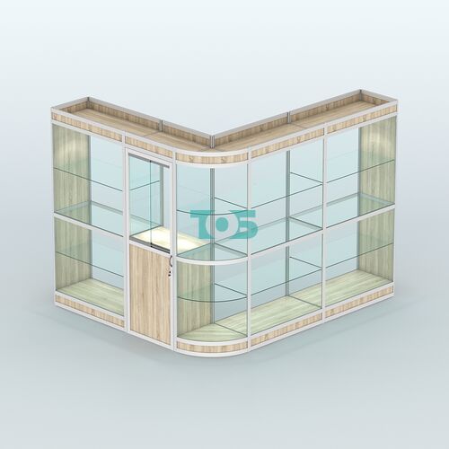 Павильон из профиля угловой №2в (5,5 кв.м)