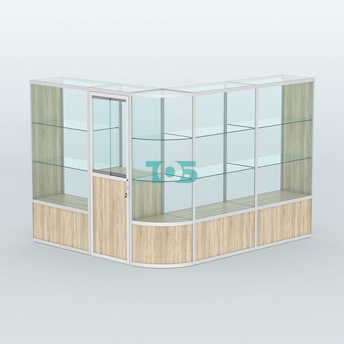 Павильон из профиля угловой №2б (5,5 кв.м)