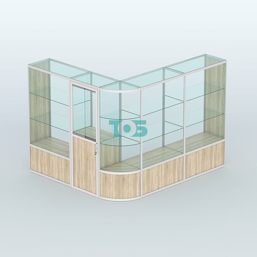 Павильон из профиля угловой №2б (5,5 кв.м)