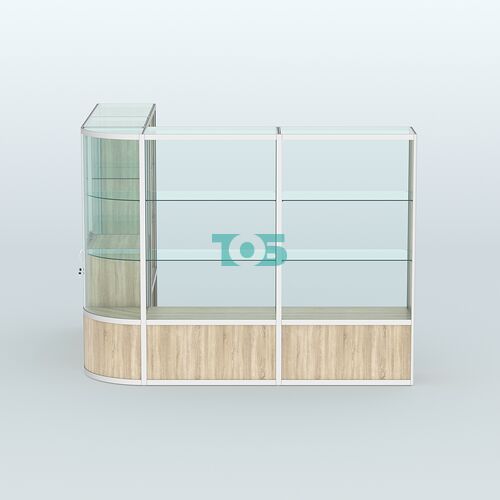 Павильон из профиля угловой №2б (5,5 кв.м)