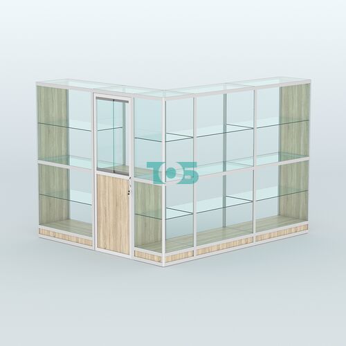 Павильон из профиля угловой №1г (5,5 кв.м)