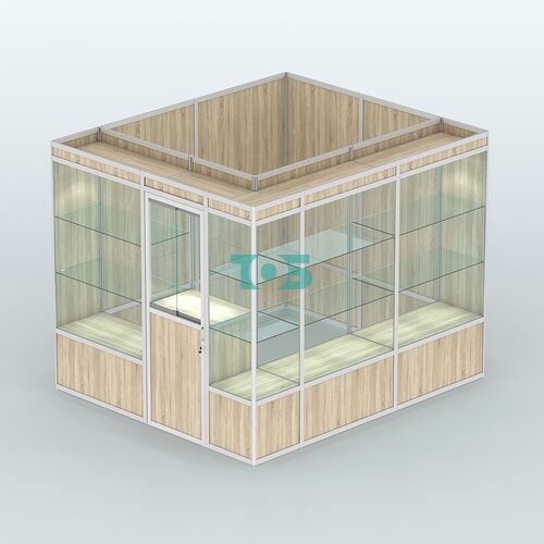 Павильон из профиля угловой №4а (5,5 кв.м)