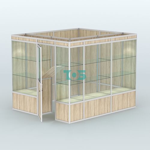 Павильон из профиля угловой №4а (5,5 кв.м)