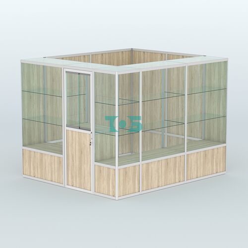 Павильон из профиля угловой №4б (5,5 кв.м)