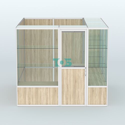 Павильон из профиля угловой №4б (5,5 кв.м)