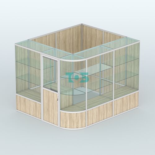 Павильон из профиля угловой №5б (5,5 кв.м)