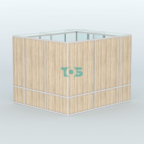 Павильон из профиля угловой №5б (5,5 кв.м)