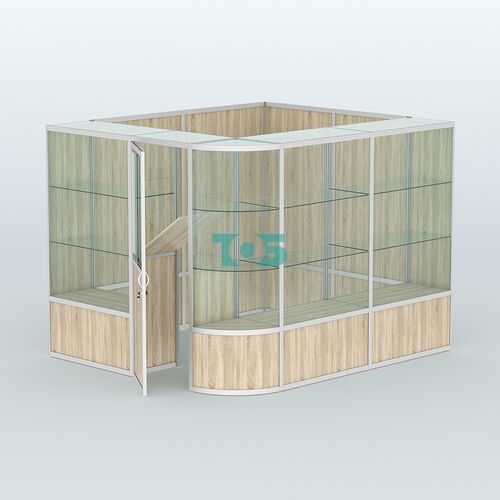 Павильон из профиля угловой №5б (5,5 кв.м)