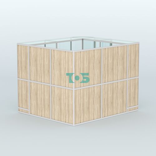 Павильон из профиля угловой №5г (5,5 кв.м)