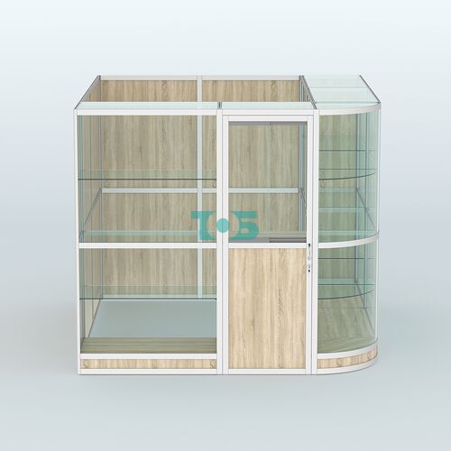 Павильон из профиля угловой №5г (5,5 кв.м)