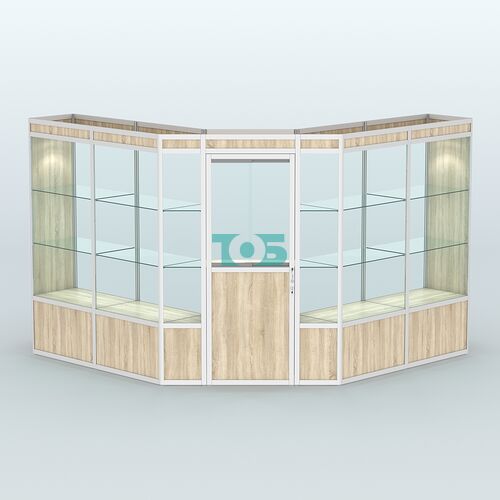 Павильон из профиля угловой №7а (9 кв.м)