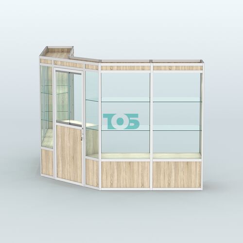 Павильон из профиля угловой №7а (9 кв.м)