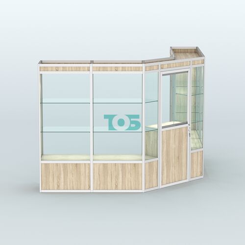 Павильон из профиля угловой №7а (9 кв.м)