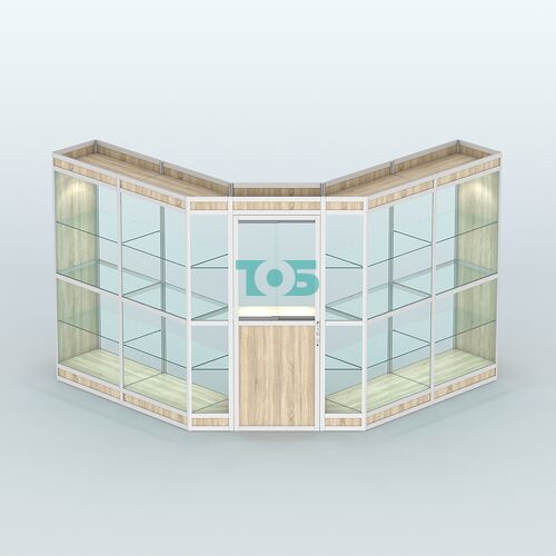 Павильон из профиля угловой №7в (9 кв.м)