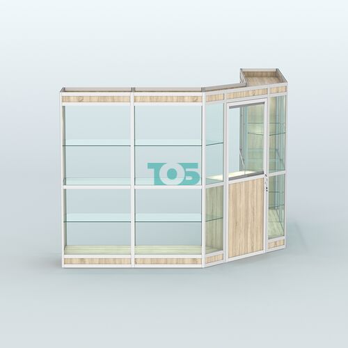 Павильон из профиля угловой №7в (9 кв.м)