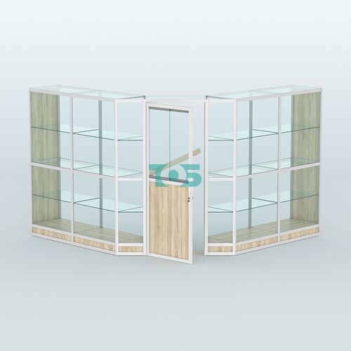 Павильон из профиля угловой №7г (9 кв.м)